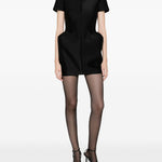 Miniabito con fianchi in nero David koma - donna 