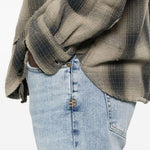 Jeans a gamba dritta in blu Ksubi - uomo 