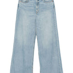 Jeans a gamba ampia con cinque tasche in blu Re/done - donna 