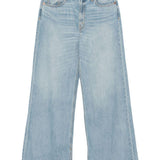 Jeans a gamba ampia con cinque tasche in blu Re/done - donna 