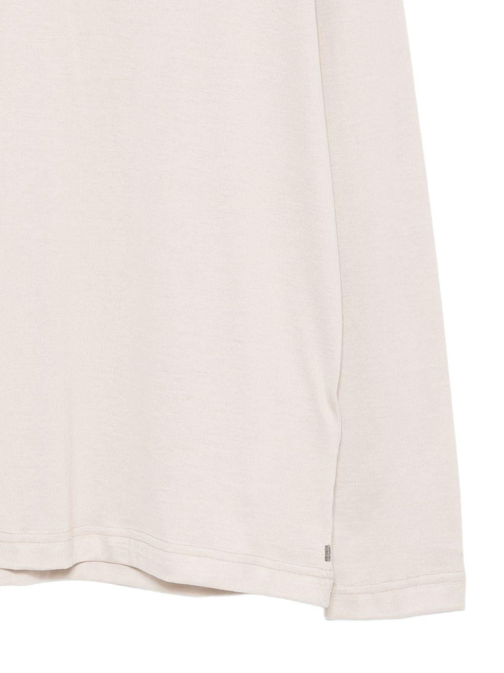 T-shirt a maniche lunghe in grigio Eleventy - uomo 