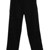 Pantaloni con banda logo in nero Undercover - uomo 
