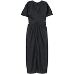 Abito midi con arricciatura in nero Soeur - donna 