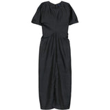 Abito midi con arricciatura in nero Soeur - donna 