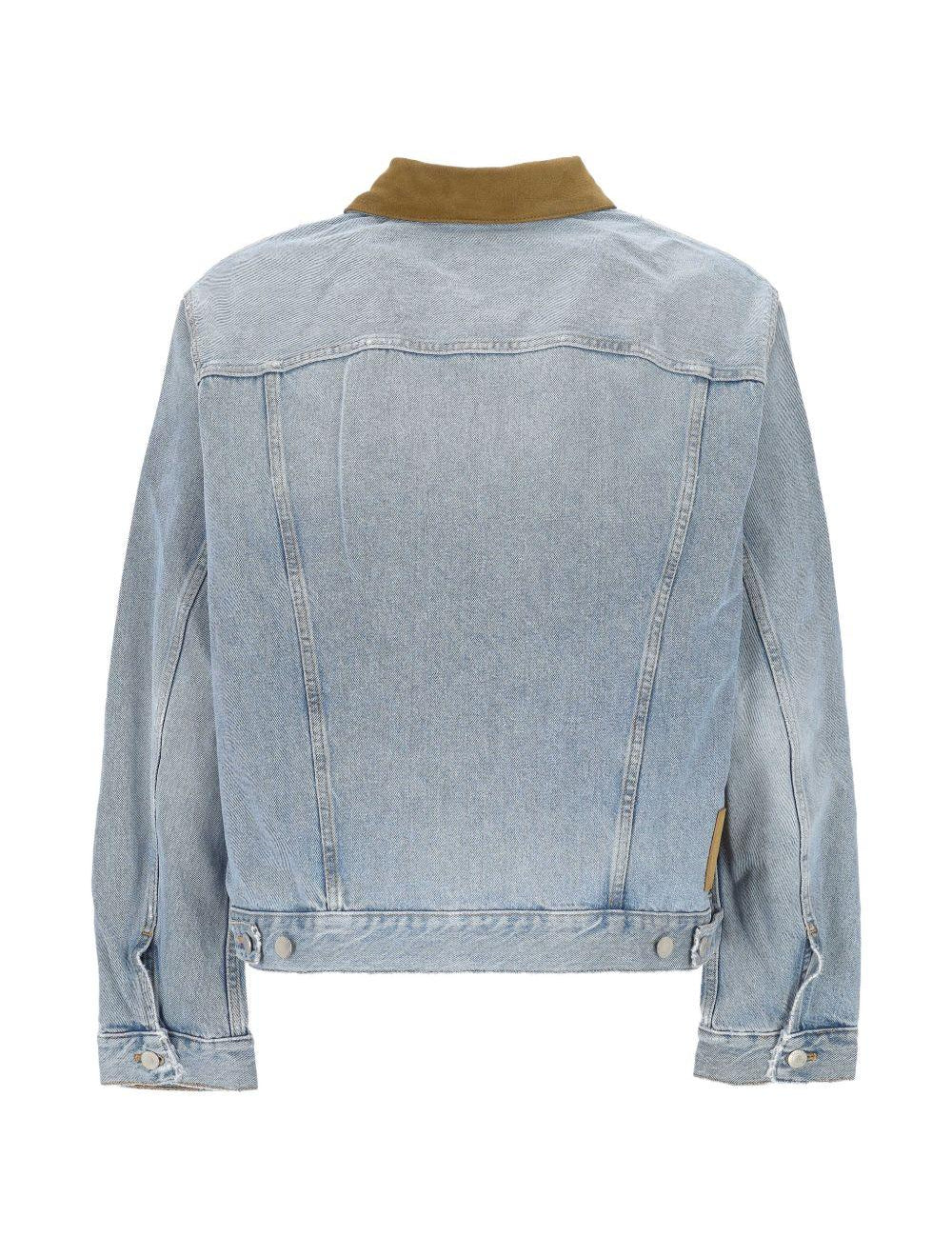 Giacca con colletto a coste blu Haikure - uomo 