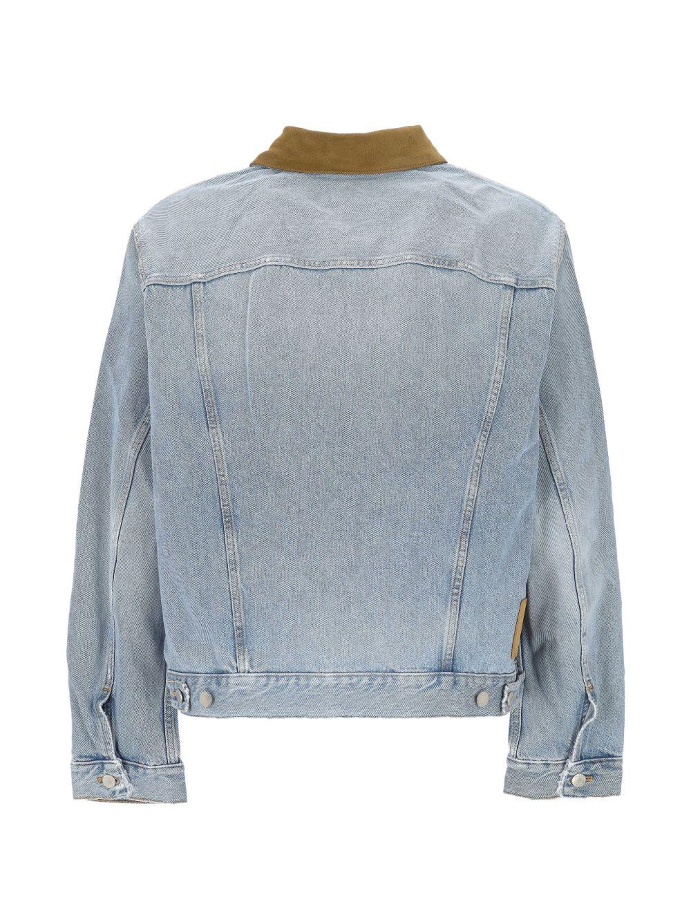 Giacca con colletto a coste blu Haikure - uomo 