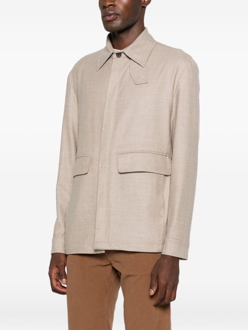Giacca camicia twill in beige Briglia 1949 - uomo 