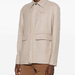 Giacca camicia twill in beige Briglia 1949 - uomo 
