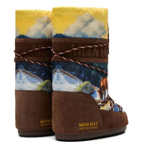 Stivali da neve con lacci e stampa graficamulticolore Moon boot x guest in residence - donna 