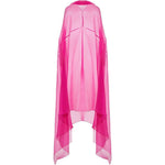 Abito in chiffon di seta drappeggiato ducy in rosa Dries van noten - donna 