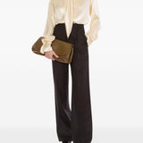 Blusa in raso in beige Alberta ferretti - donna 