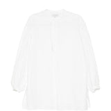 Camicia a maniche lunghe in cotone in bianco Yohji yamamoto - uomo 