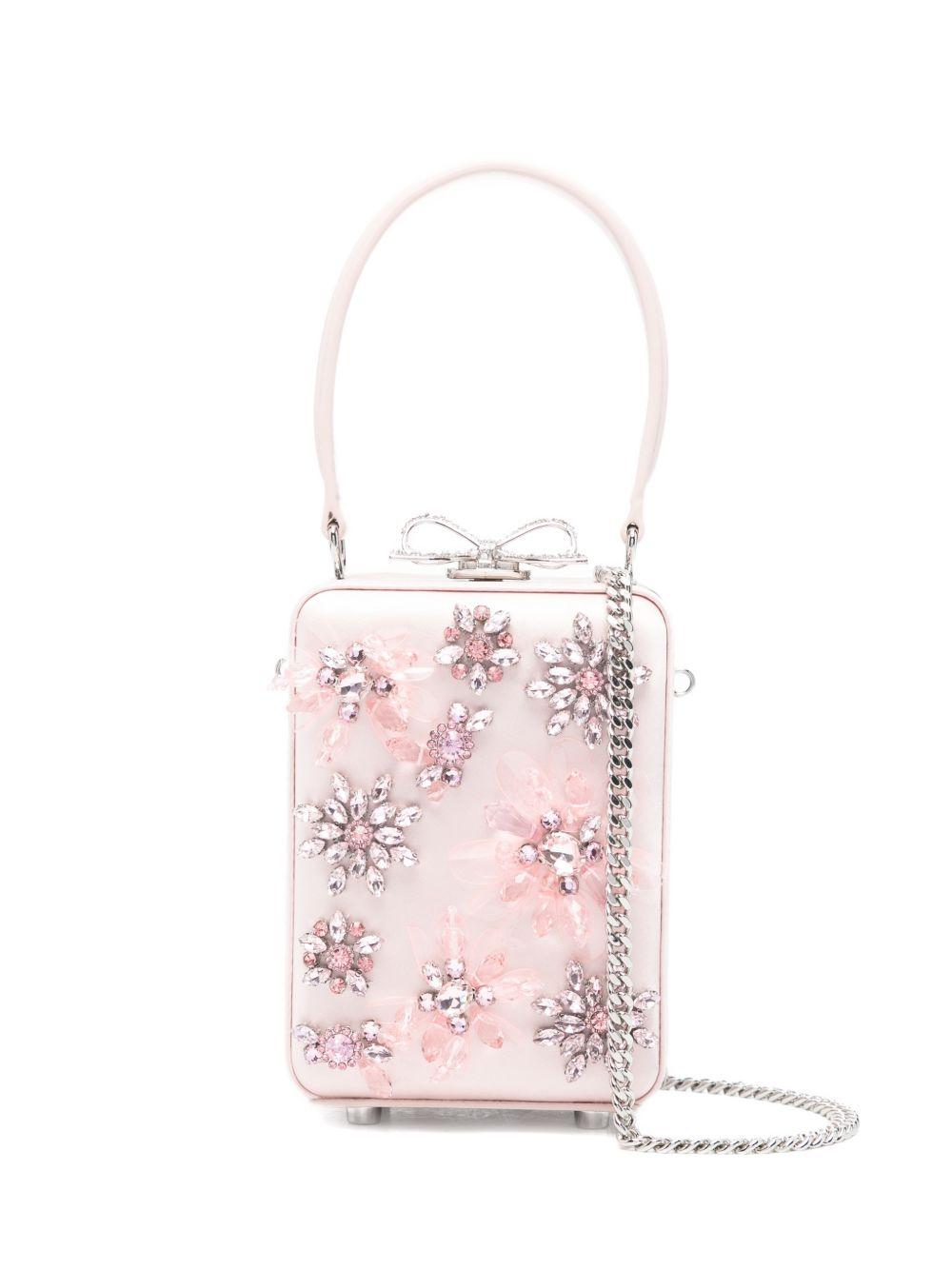 Borsa a mano con decorazione in avorio Self-Portrait - donna 
