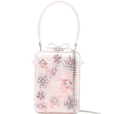 Borsa a mano con decorazione in avorio Self-Portrait - donna 