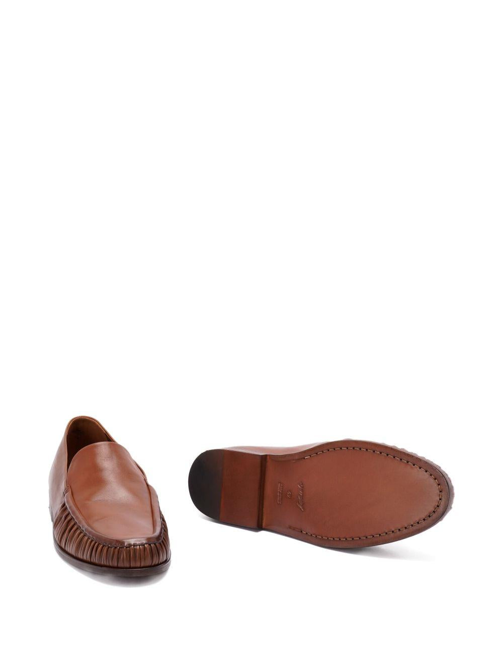 Mocassini in pelle in nero Marsell - uomo 