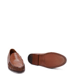 Mocassini in pelle in nero Marsell - uomo 