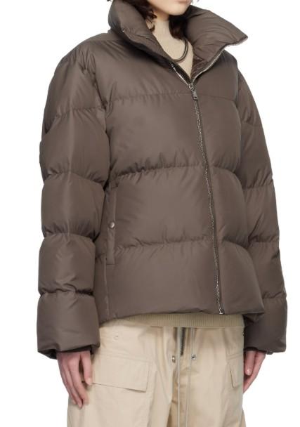 Giacca cyclopic marrone Rick Owens x Moncler - unisex 