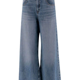 Jeans con risvolto in blu Ag jeans - donna 