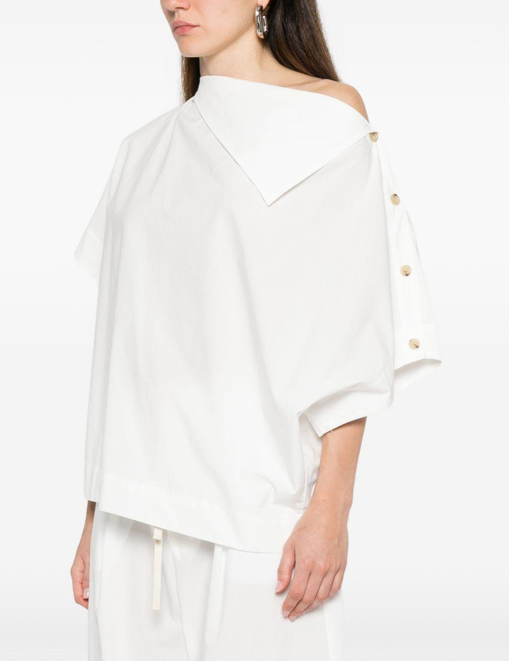 Top Issa a maniche corte in bianco Soeur - donna 