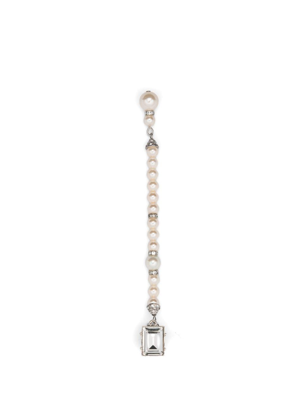 Orecchini pendenti con perla in argento Alessandra rich - donna 