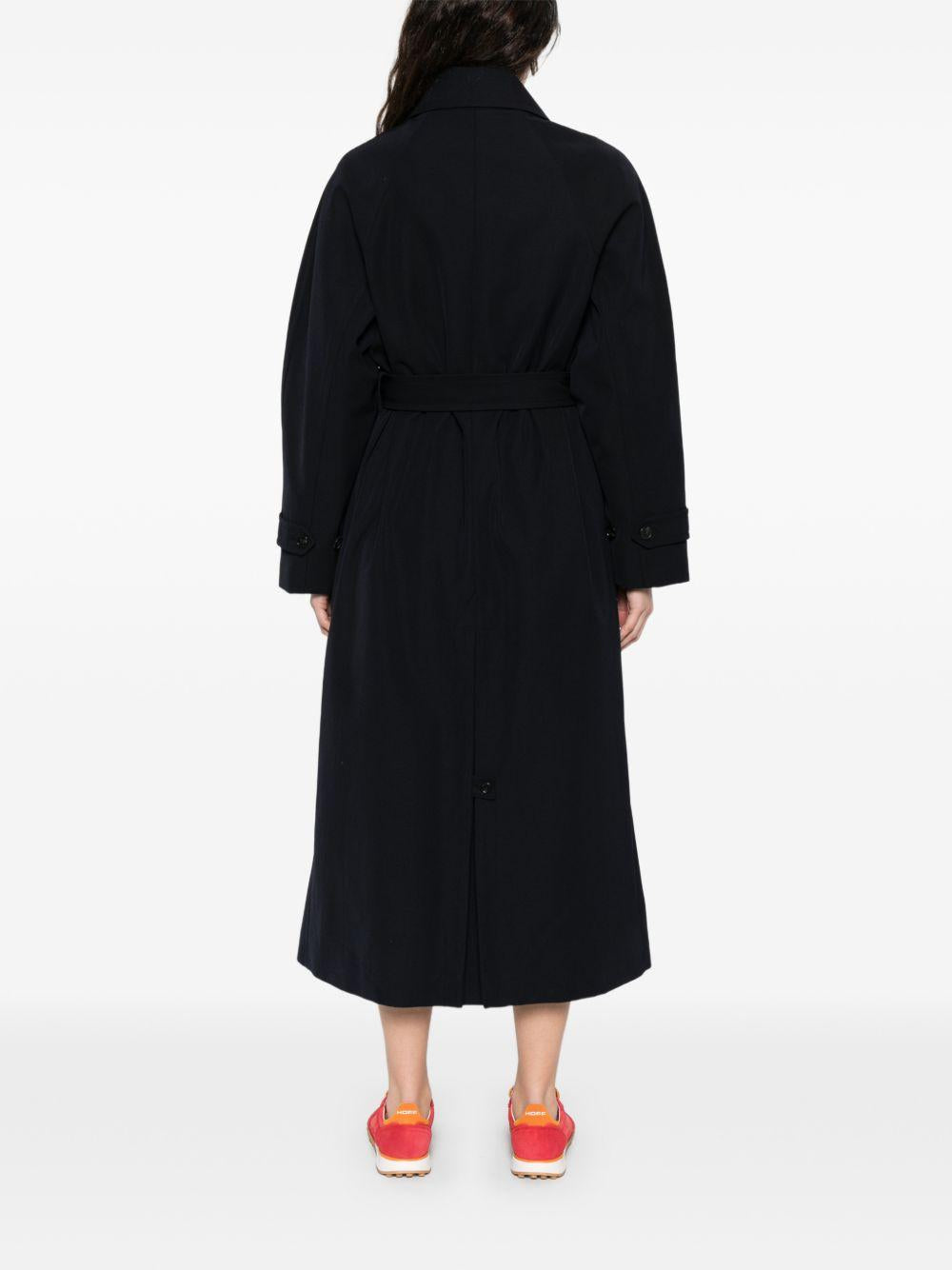Cappotto trench doppiopetto in blu A.P.C. - donna 