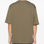 T-shirt a maniche corte in verde Whitesand - uomo 