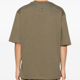 T-shirt a maniche corte in verde Whitesand - uomo 