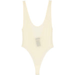 Body semi trasparente in giallo Wardrobe.Nyc - donna 