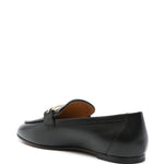 Mocassini in pelle con barra metallica in nero Tod's - donna 