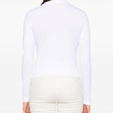 T-shirt a maniche lunghe le tshirt gros grain in bianco Jacquemus - donna 