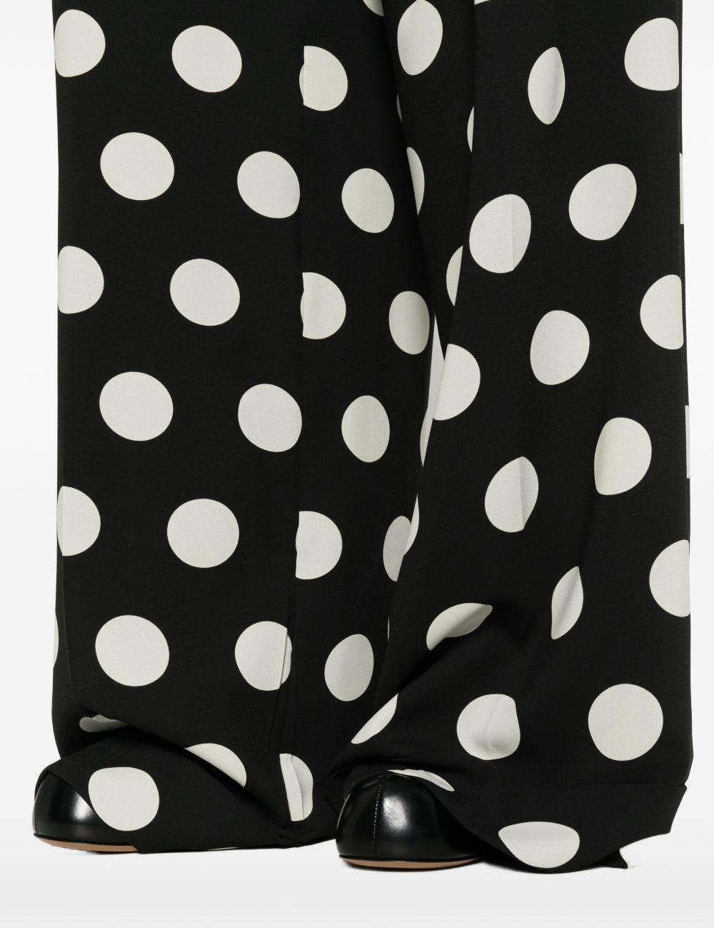 Pantaloni a pois in nero Junya watanabe - donna 