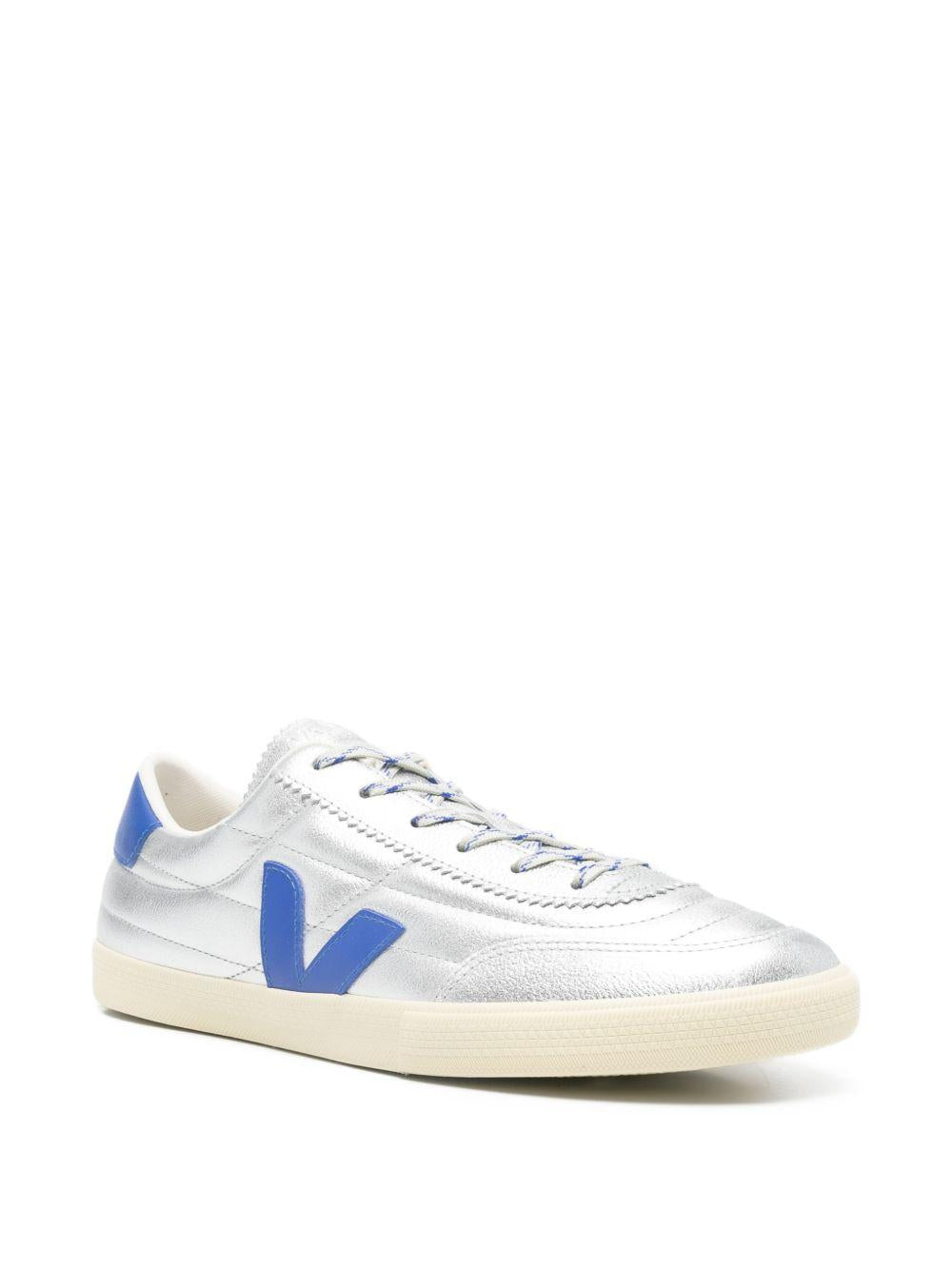 Sneakers basse panenka in argento Veja - donna 