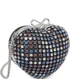 Clutch a cuore in nero Self-Portrait - donna 