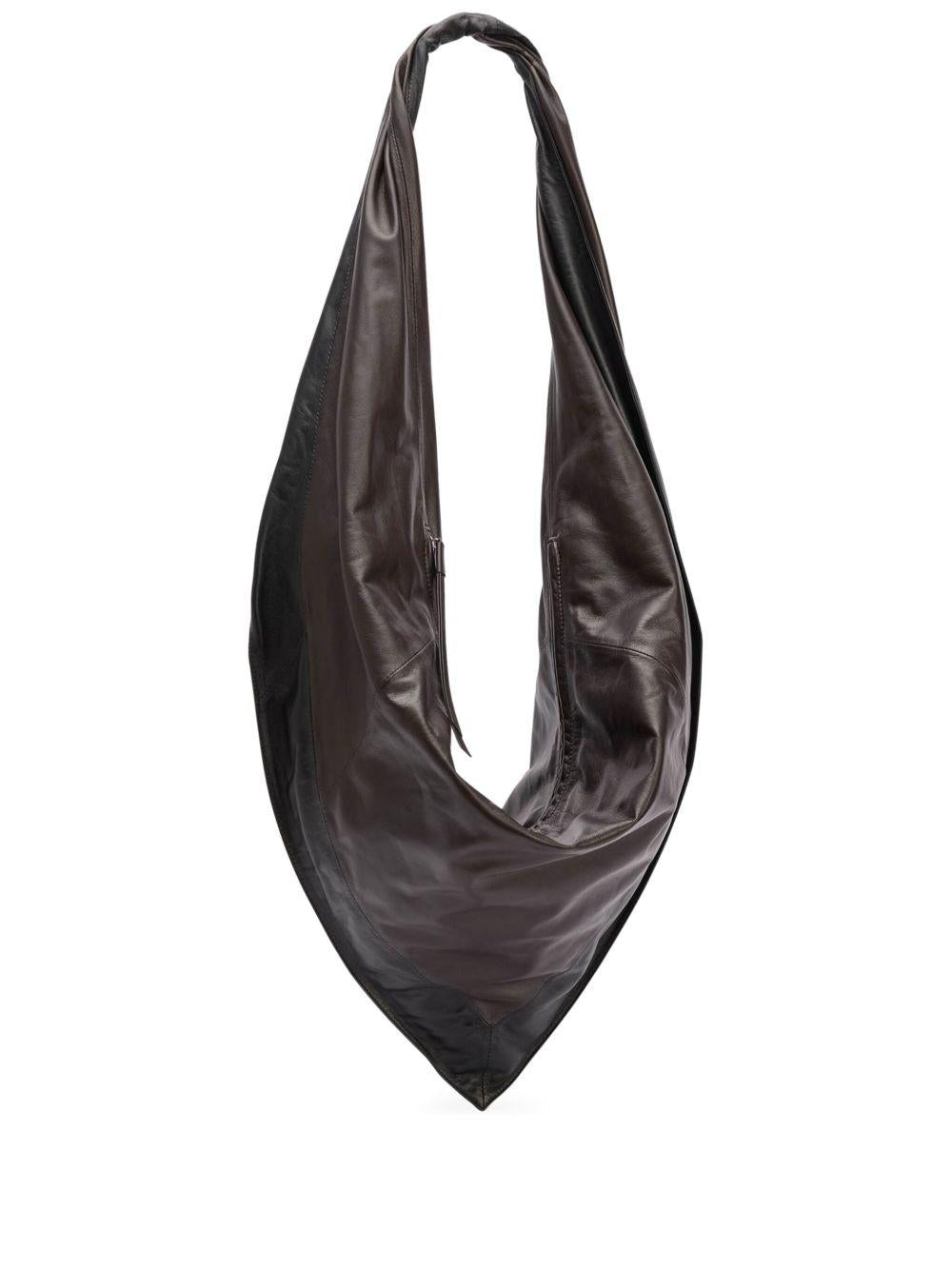 Borsa a spalla scarf in marrone Lemaire - unisex 