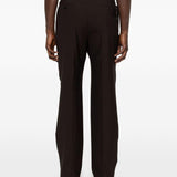 Pantaloni plissé  in marrone Caruso - uomo 
