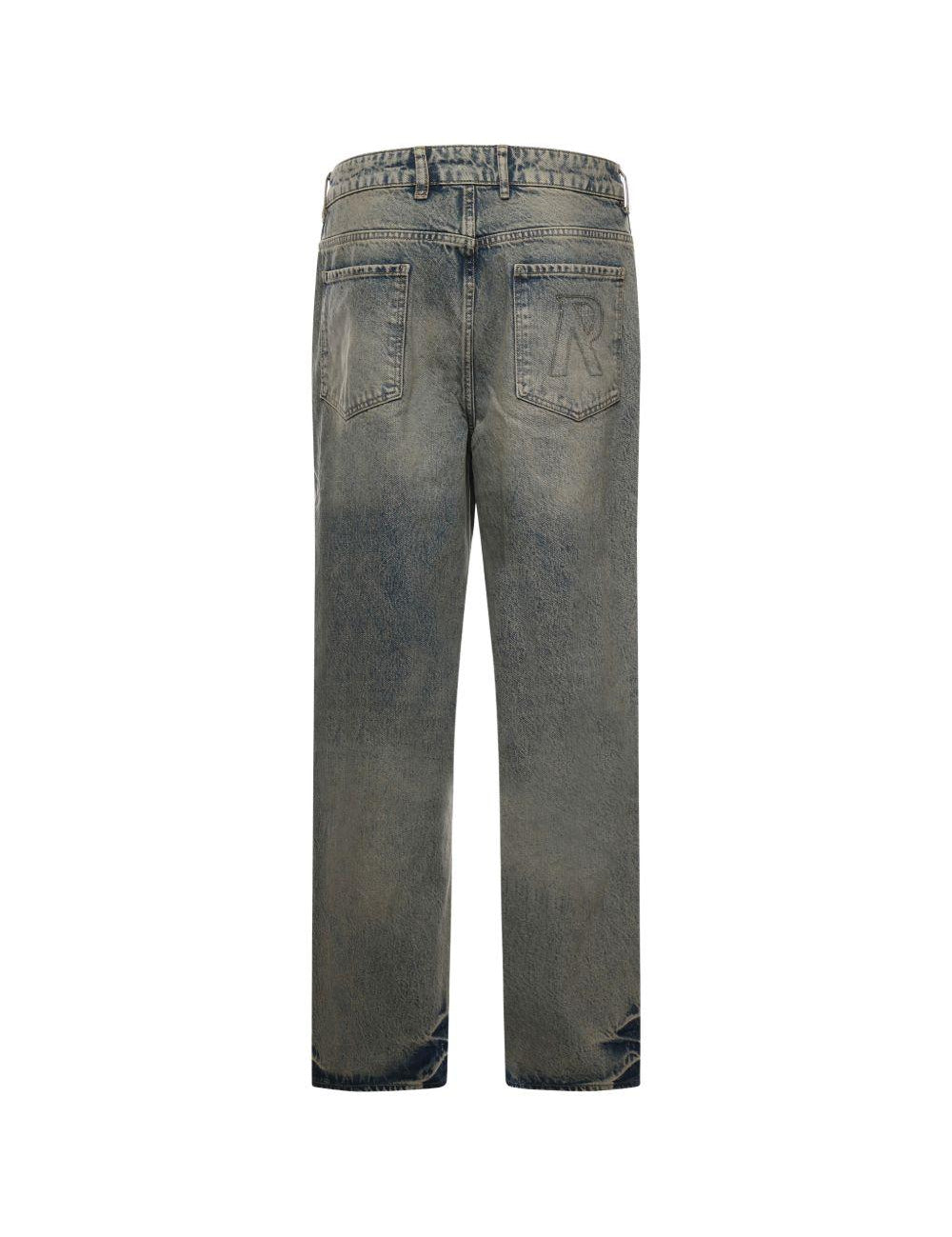 Jeans con bottoni in blu Represent - uomo 
