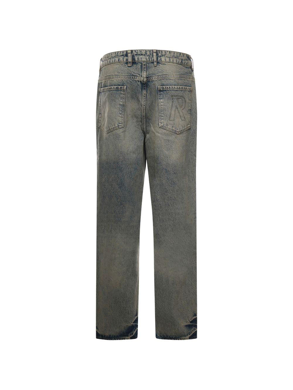 Jeans con bottoni in blu Represent - uomo 