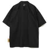 Camicia a maniche corte con bottoni in nero Undercover - uomo 