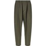 Pantaloni affusolati con elastico in vita in verde Magliano - uomo 