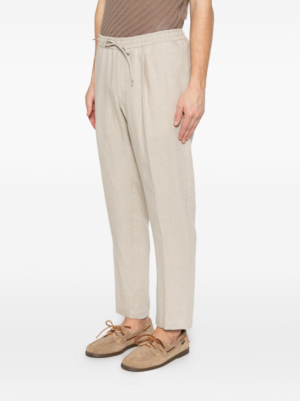 Pantaloni con coulisse e pieghe in beige Briglia 1949 - uomo 