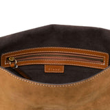 Borsa a spalla Harlow in marrone Staud - donna 