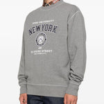 Felpa con stampa New York in grigio A.P.C. X marc jacobs - uomo 