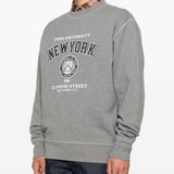 Felpa con stampa New York in grigio A.P.C. X marc jacobs - uomo 