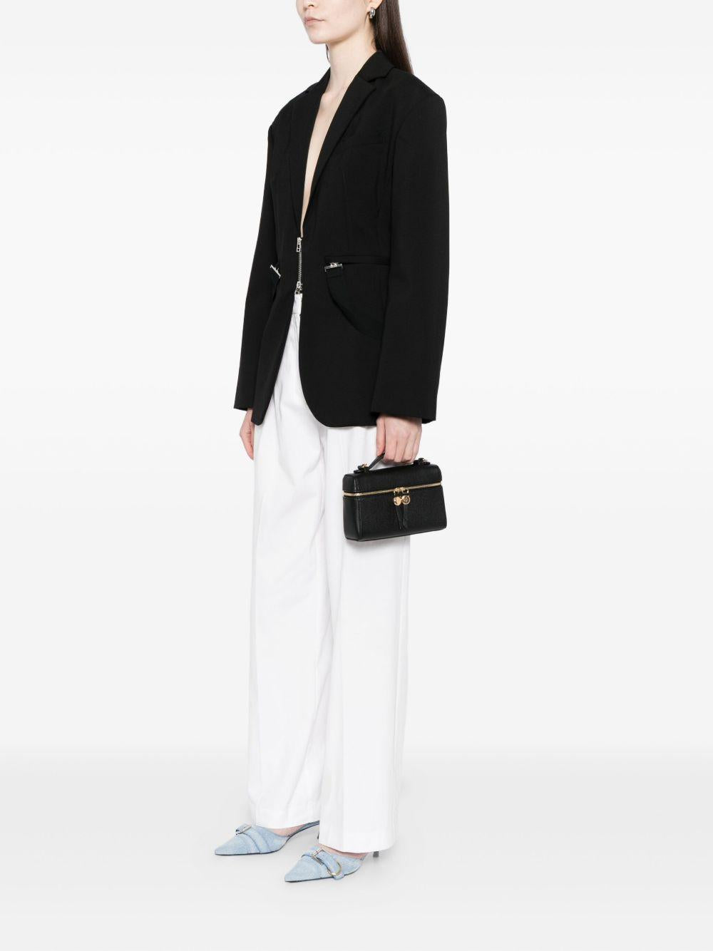 Borsa a mano slim in nero tory burch - donna 