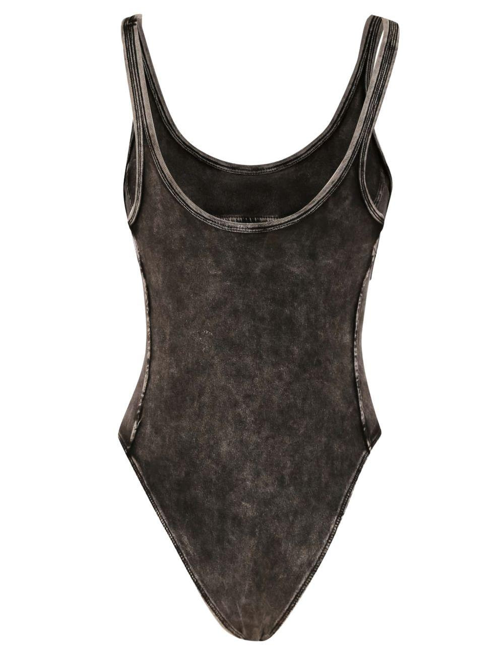 Body Phoebe-Dnm con applicazione logo in nero Diesel - donna 