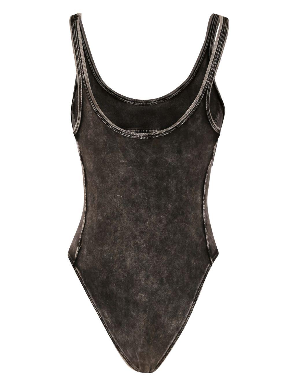 Body Phoebe-Dnm con applicazione logo in nero Diesel - donna 