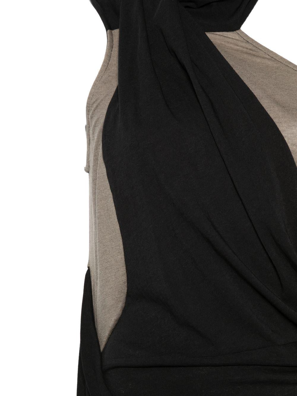 Abito lungo drappeggiato in nero Entire Studios - donna 
