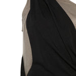 Abito lungo drappeggiato in nero Entire Studios - donna 