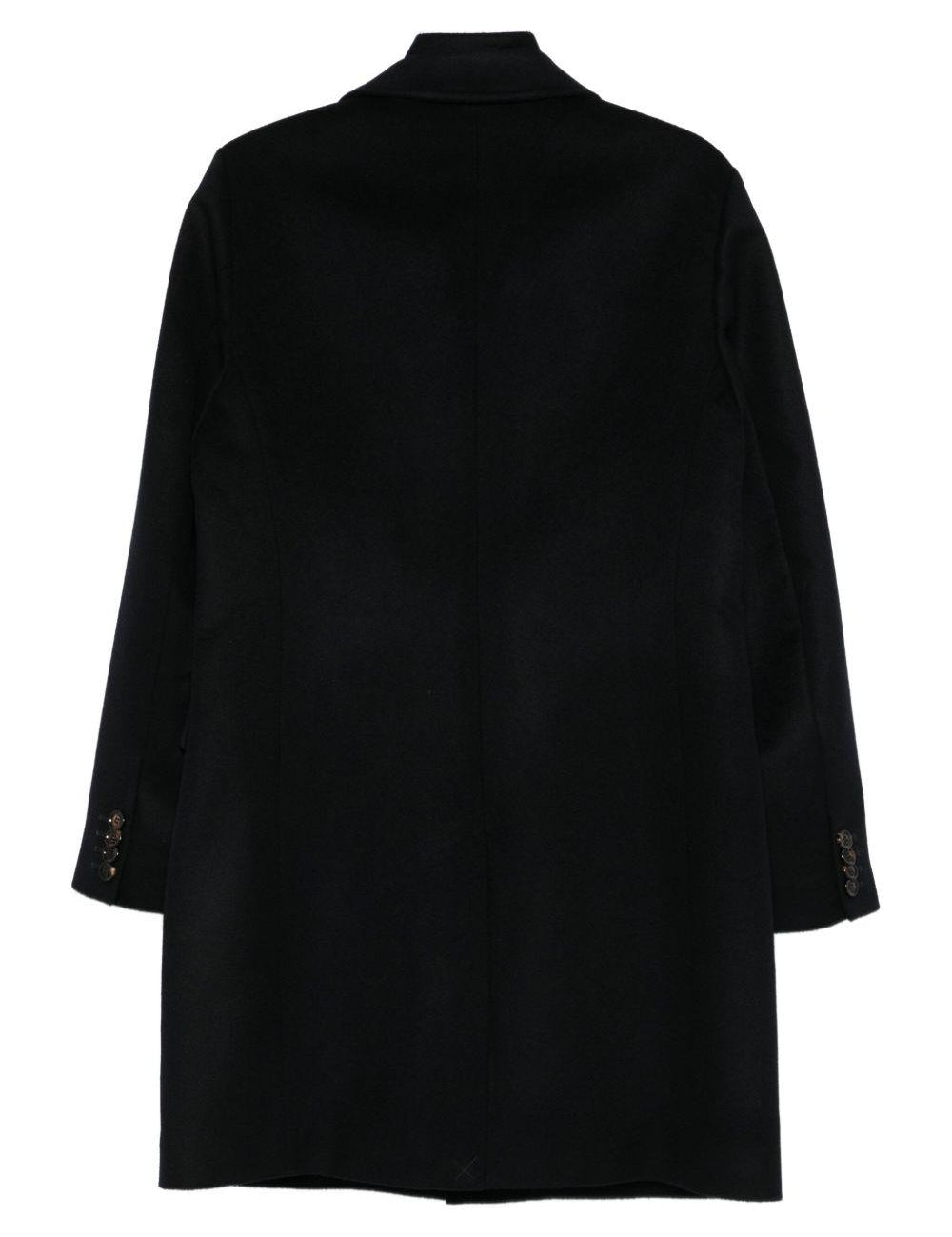 Cappotto monopetto in blu Moorer - uomo 