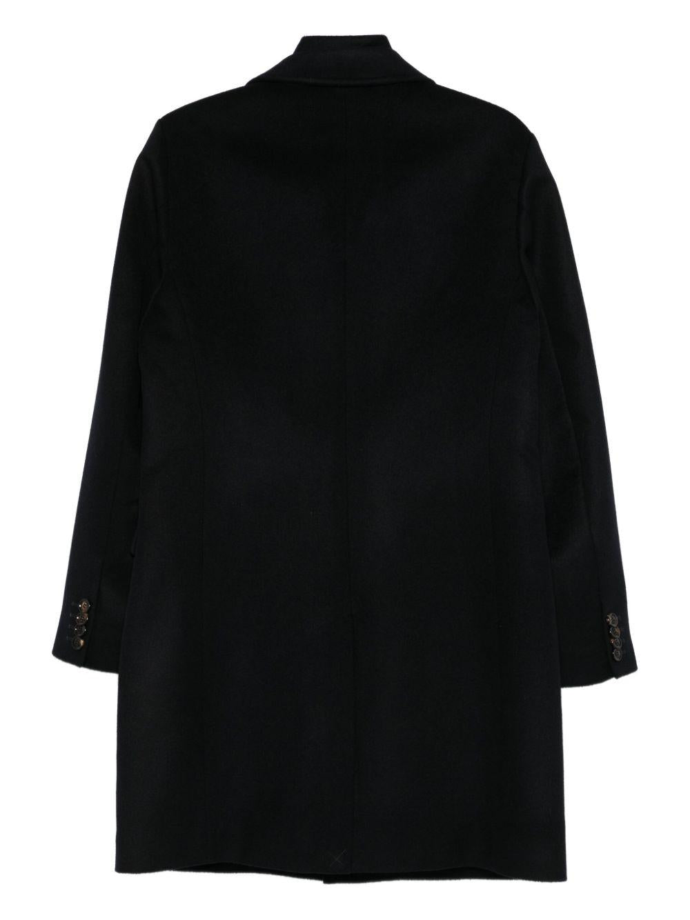 Cappotto monopetto in blu Moorer - uomo 